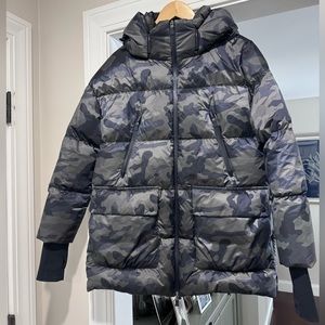 HERNO WOMENS COAT/JACKET -RARE BLUE/CHARCOAL GRAY - EURO 40- US SMALL- WORN ONCE